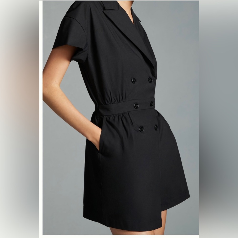 Maeve shot sleeve blazer romper - Picture 3 of 15